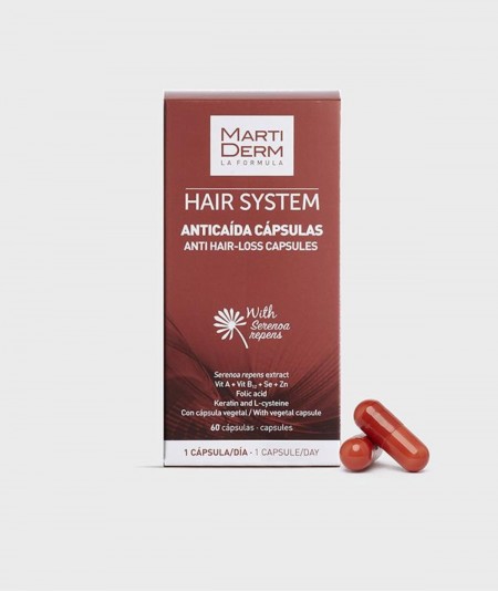 Martiderm Hair System Cápsulas Anticaída 60 Cápsulas