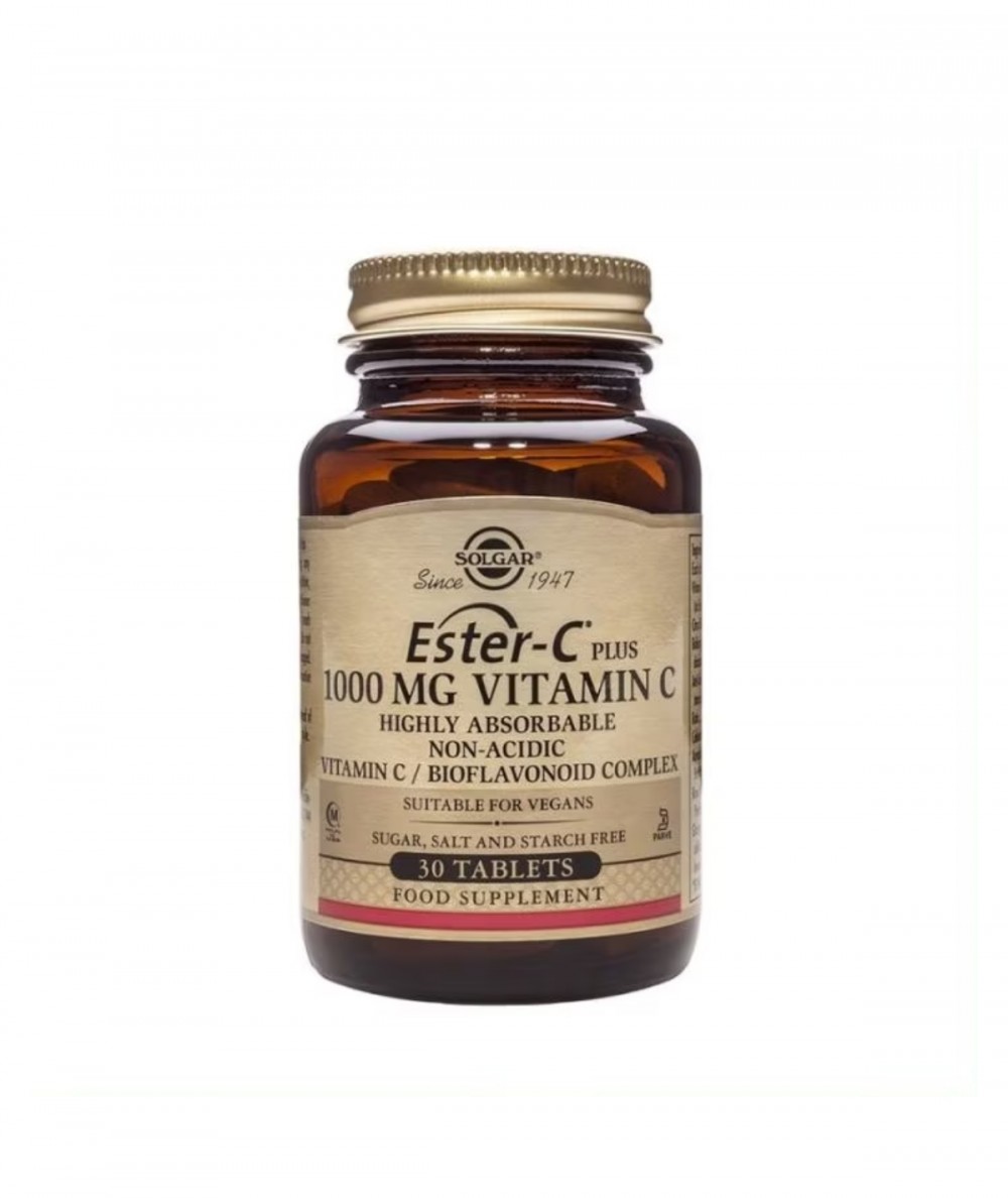 Solgar Ester-C Plus 1000 mg Vitamin C 30 Comprimidos