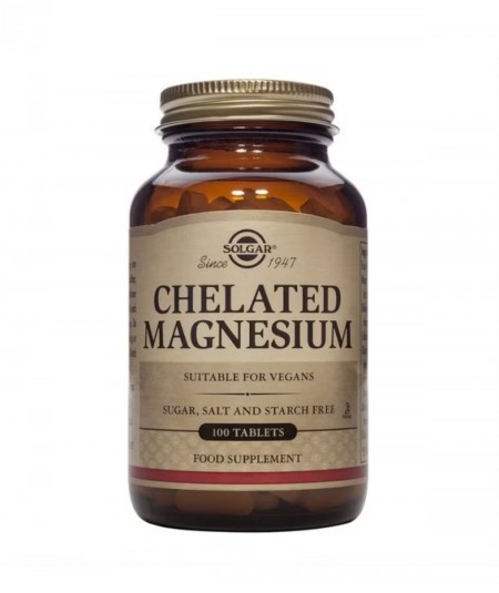 Solgar Chelated Magnesium 100 Comprimidos