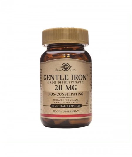 Solgar Gentle Iron 20 mg 90 Cápsulas