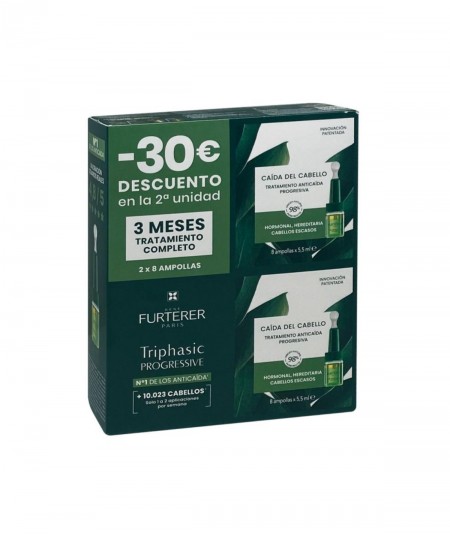 Rene Furterer Triphasic Progressive Duplo 2x8 Ampollas 5,5ml