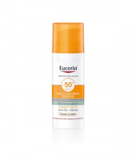 Eucerin Sun Protection SPF50+ Oil Control Tinted Claro 50ml