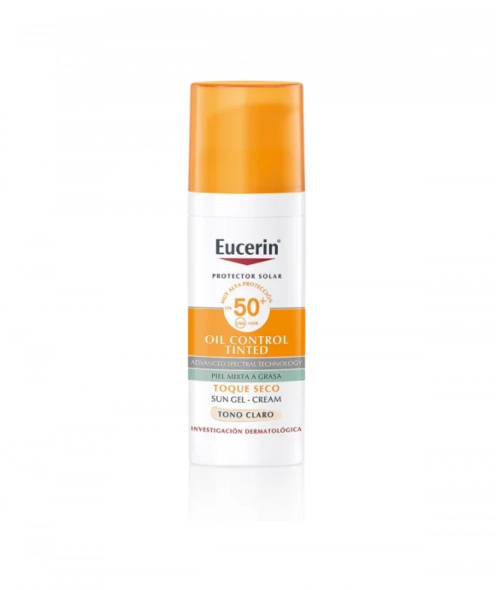 Eucerin Sun Protection SPF50+ Oil Control Tinted Claro 50ml