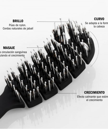 Moncho Moreno Cepillo Super Magic Brush Negro