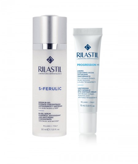Rilastil Pack Well-Aging Serum S-Ferulic + Contorno Progression