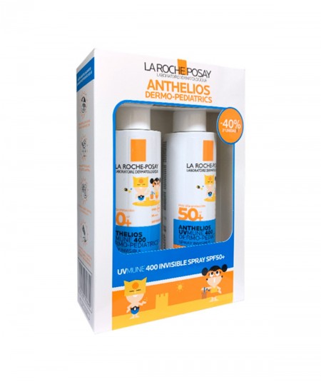 Anthelios Duplo Dermo-Pediatrics Spray Invisible SPF50+ 2x200ml