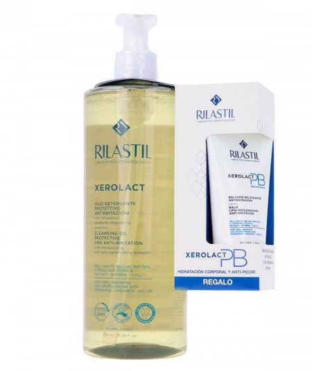 Rilastil Xerolact Aceite de Baño Limpiador 750ml + REGALO