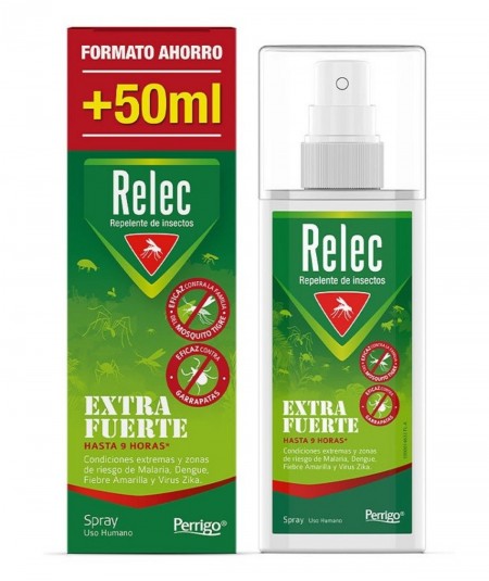 Relec Extra Fuerte Repelente de Mosquitos Spray 125 ml
