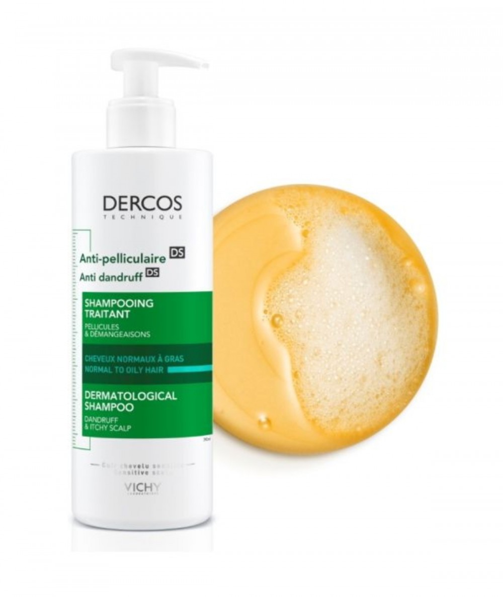 Vichy Dercos Champú Anticaspa DS Cabello Normal a Graso 400 ml