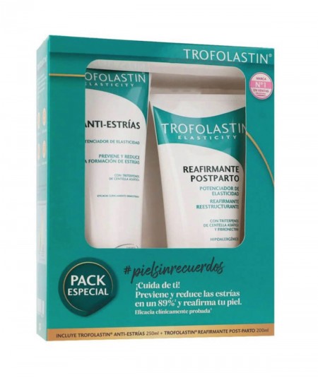 Trofolastin Pack Crema Anti-Estrías 250 ml + Reafirmante Post-Parto 200 ml