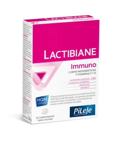 Lactibiane Immuno 30 Comprimidos para Chupar Pileje