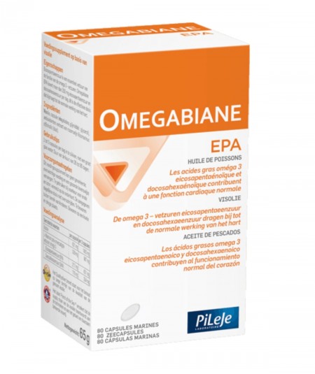 Pileje Omegabiane EPA 80 Cápsulas