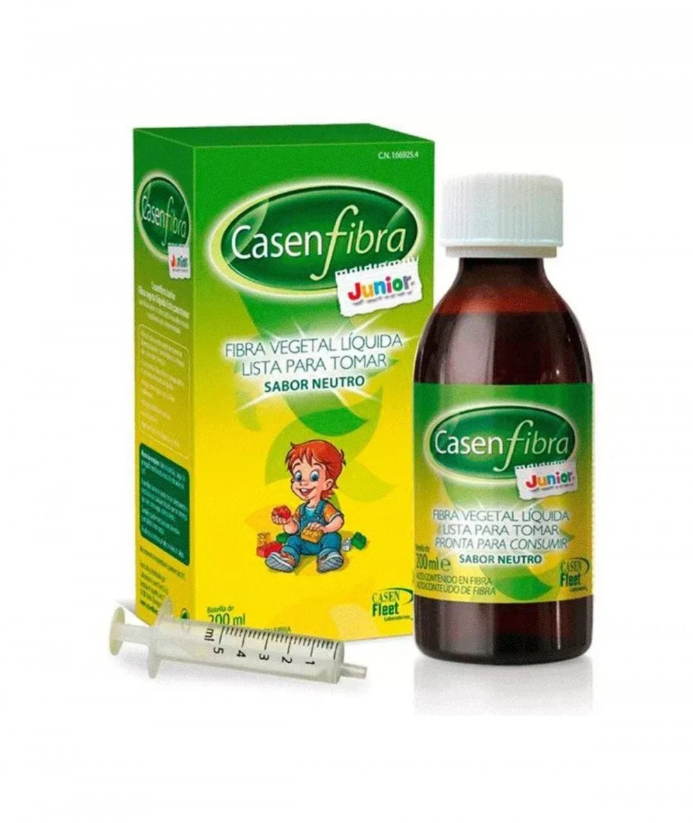 Casenfibra Junior Fibra Vegetal Líquida Sabor Neutro 200 ml