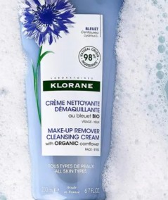 Klorane Crema Limpiadora Desmaquillante al Aciano BIO 200ml