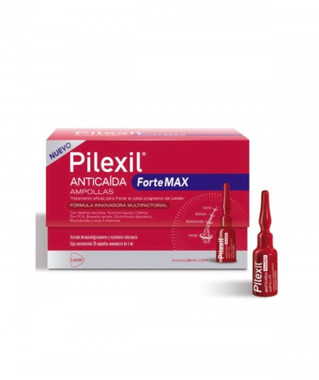 Pilexil Anticaída Forte Max Ampollas 20 Unidades