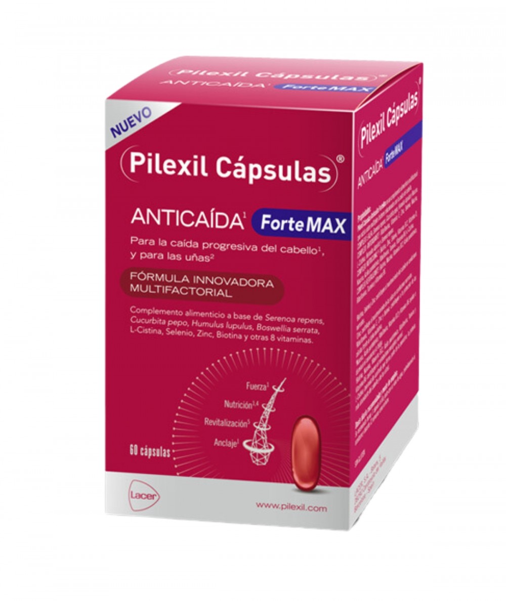 Pilexil Capsulas Anticaida Forte Max 60 Capsulas
