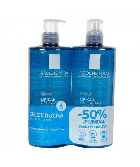 LA ROCHE POSAY LIPIKAR GEL LAVANTE 1L (50% 2ºU)
