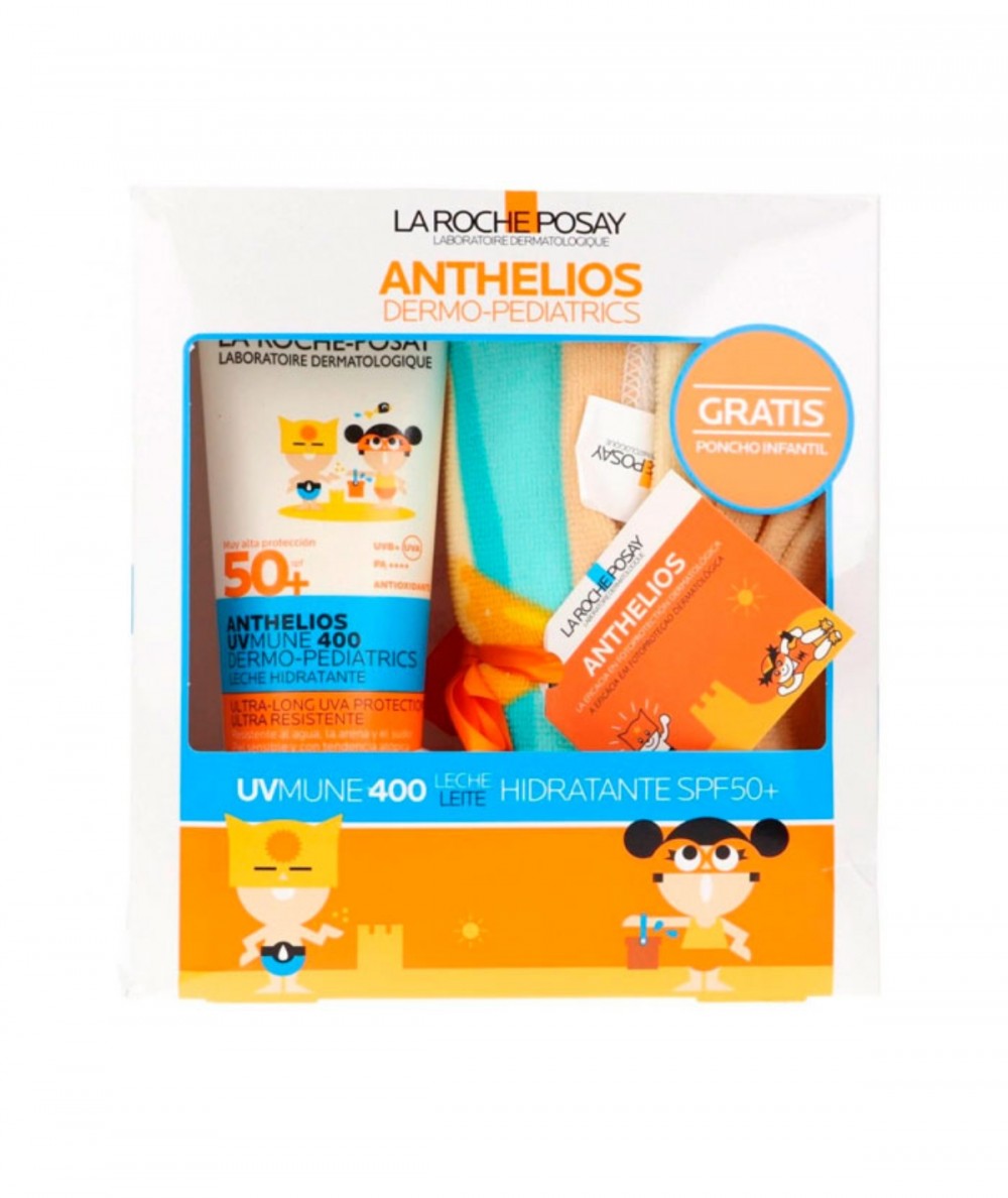 Anthelios Dermo-Pediatrics Leche Hidratante SPF50+ 200ml+ Poncho de REGALO