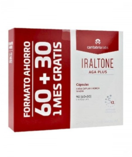 Iraltone Aga Plus 90 Capsulas (60 Caps + 30 Caps Gratis)