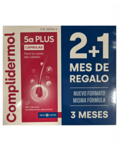 Complidermol 5alfa Plus 180 Caps (2 Meses + 1 Gratis)
