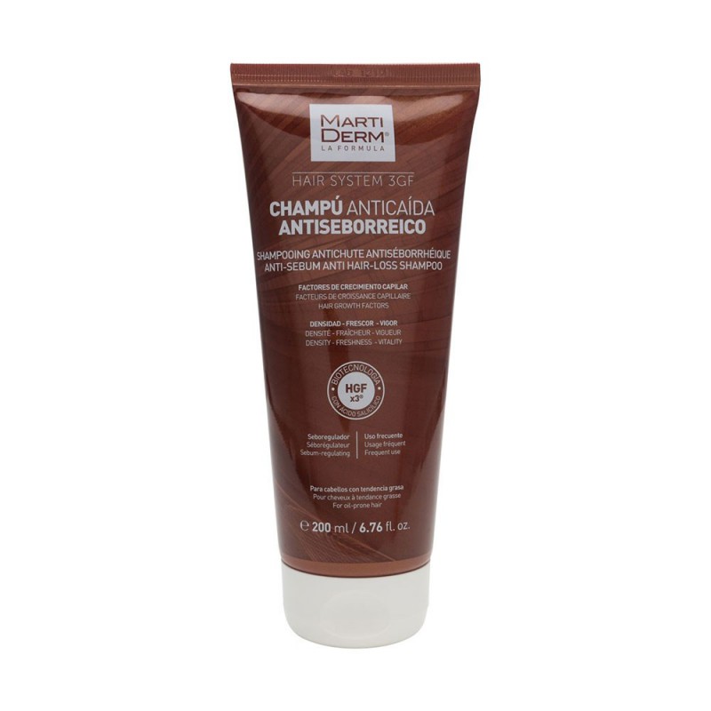 Martiderm Champú Anticaída Antiseborreico 200 ml