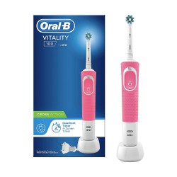 Oral-B Cepillo Dental Eléctrico Recargable Vitality 100 Cross Action Rosa