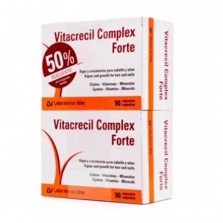 Vitacrecil Complex Forte Duplo 2 x 90 Cápsulas
