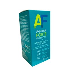 Aquoral Forte Multidosis Gotas Oftálmicas Lubricantes 10 ml