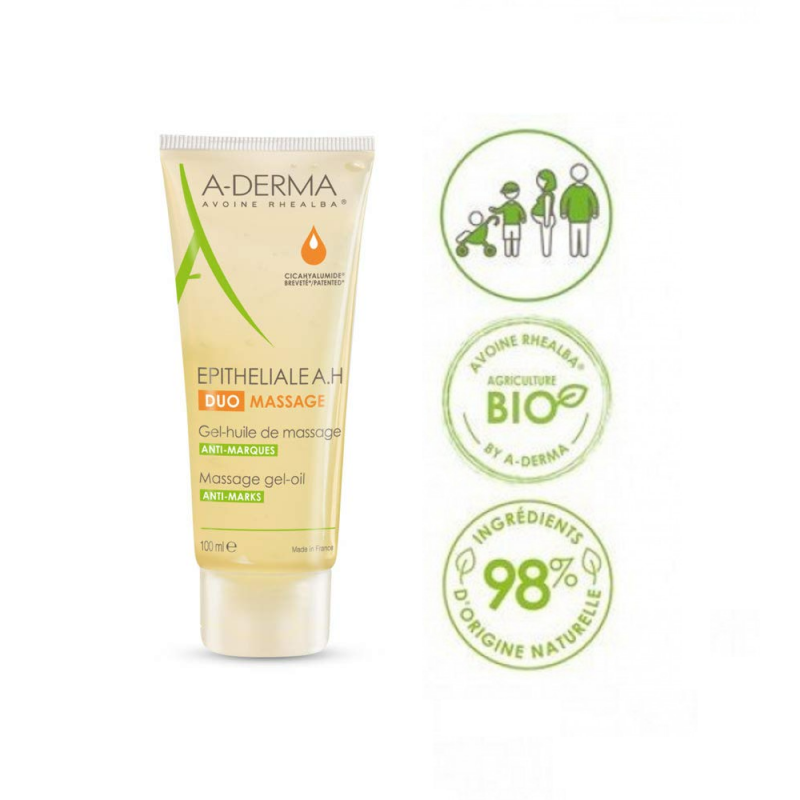 A-derma Epitheliale AH Duo Gel Aceite Masaje 100ml