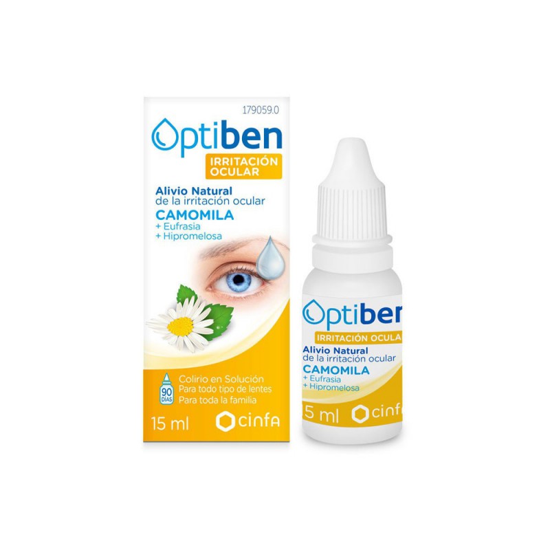 Optiben Camomila Ojos Irritados Monodosis 15ml