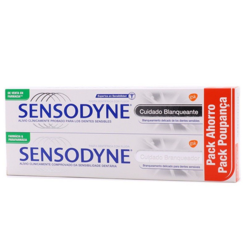 Sensodyne Cuidado Blanqueante Duplo 75 ml