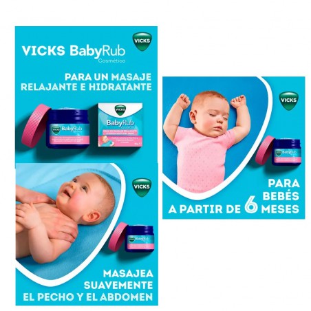 Vicks Babyrub 50g Ungüento Reconfortante para tu Bebé