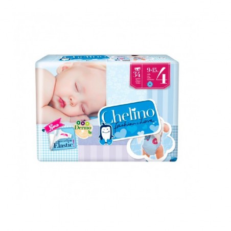 Chelino Fashion Love T4 (9-15kg) 36 Pañales