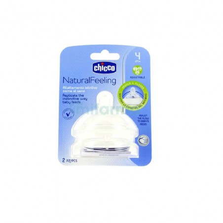 Chicco Tetina Silicona Step Up 4+ 2 Unidades