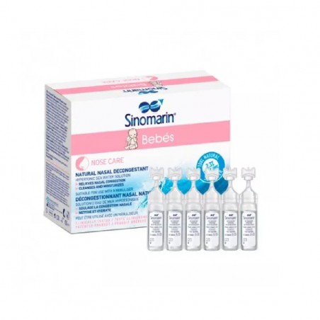 Sinomarin Bebé Limpieza Nasal Monodosis 24 Viales 5ml