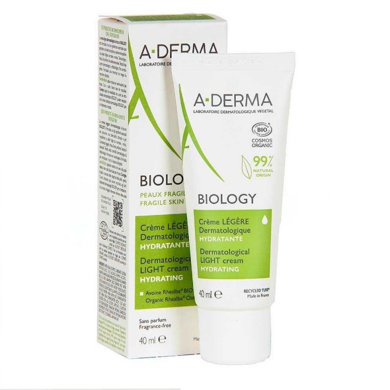 A-Derma Biology Ligera Dermatológica Hidratante 40ml