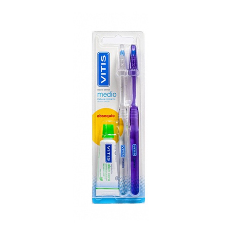 Duplo Vitis Cepillo Dental Medio Adulto