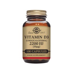 Solgar Vitamina D3 2200 UI 100 Cápsulas