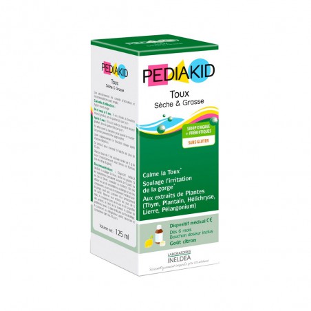 Jarabe Infantil Pediakid Tos Seca y Productiva 125ml