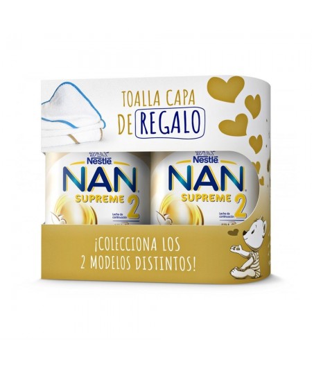 Nan Supreme 2 Duplo 2x800g - Leche de continuación en oferta y duplo