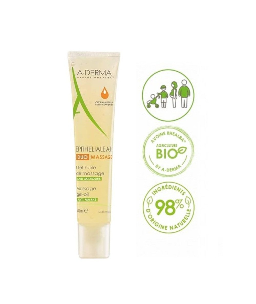A-derma Epitheliale AH Duo Gel Aceite Masaje 50ml -