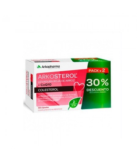 Duplo Arkosterol Levadura Arroz Rojo+ Q10 2x60 cápsulas