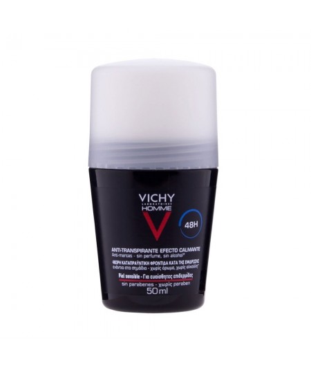 Vichy Desodorante Homme Antitranspirante 48 Horas Piel Sensible Roll-On 50 ml