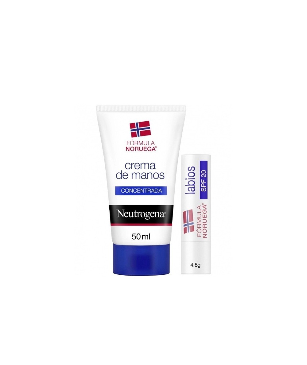 Neutrogena Crema de Manos 50ml + Labial SPF20