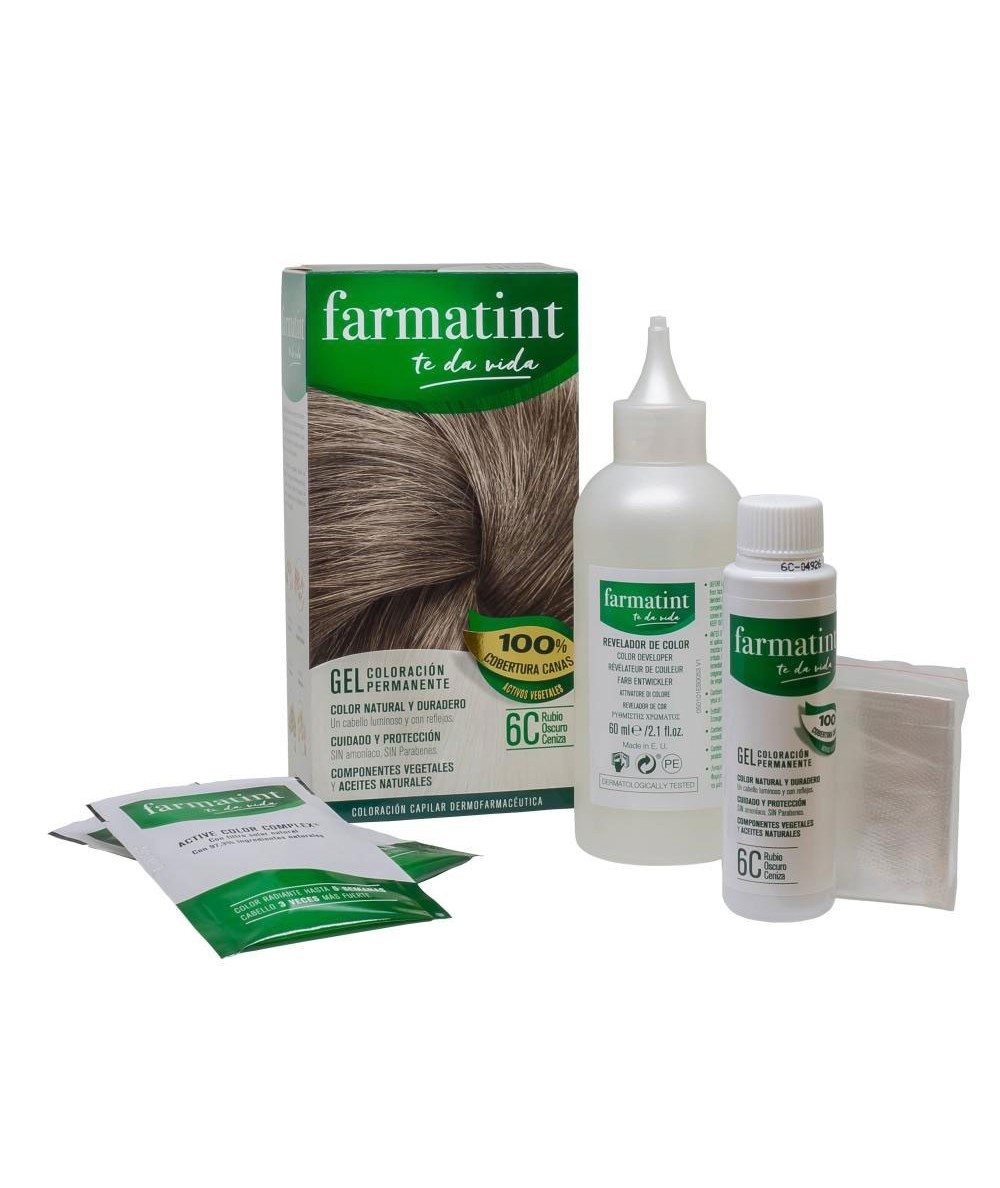 Farmatint 6C Rubio Oscuro Ceniza 130 ml